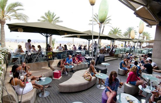 Beach Clubs Barcelona Opium Terrace